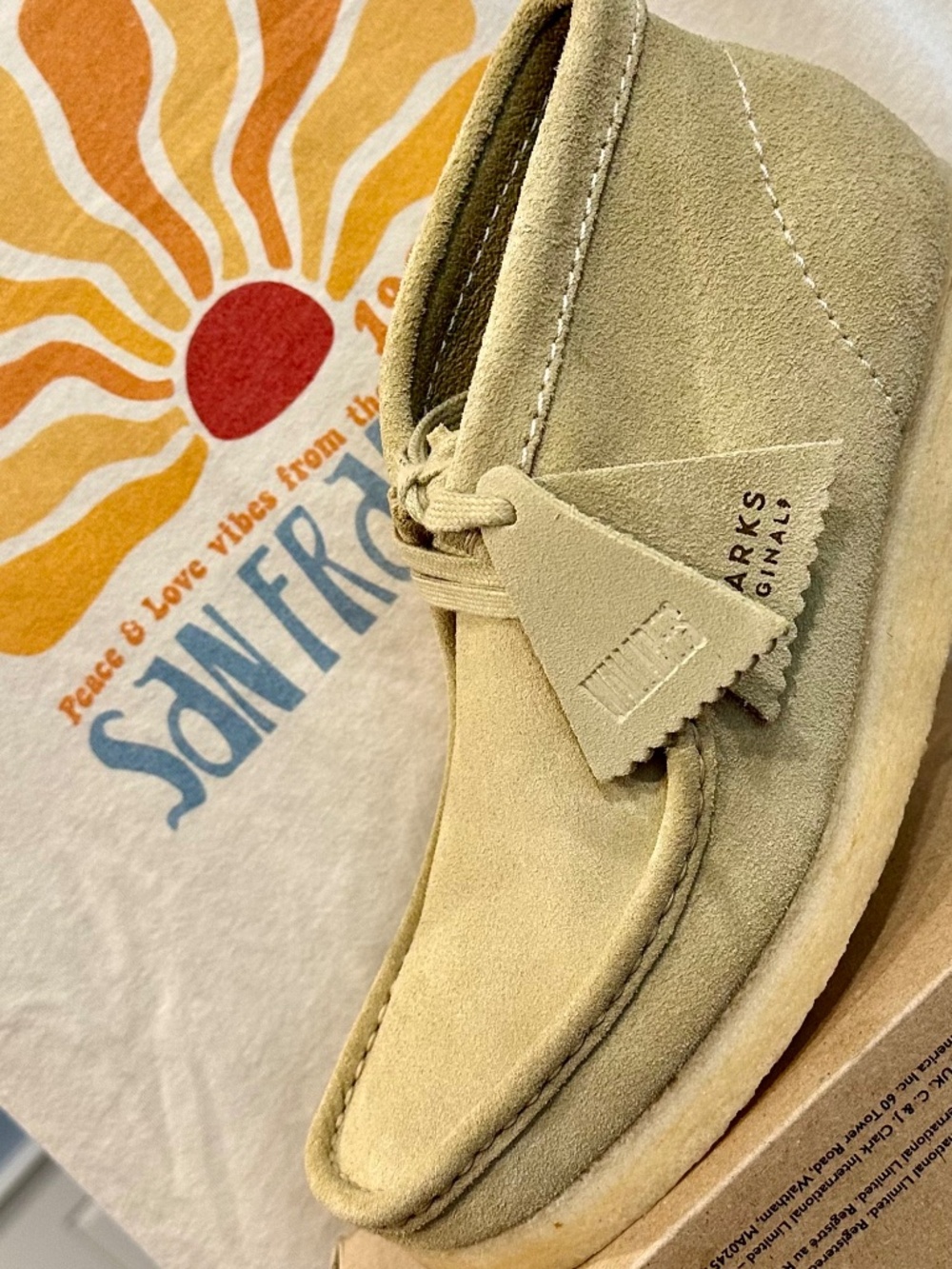 Authentic "Wallabee" Suede Chuka Boots WMNS US SZ 8.5